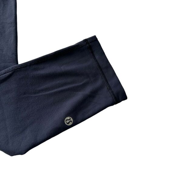 Lululemon wunder under crop patchwork waistband capri legging size 4 - Picture 4 of 5